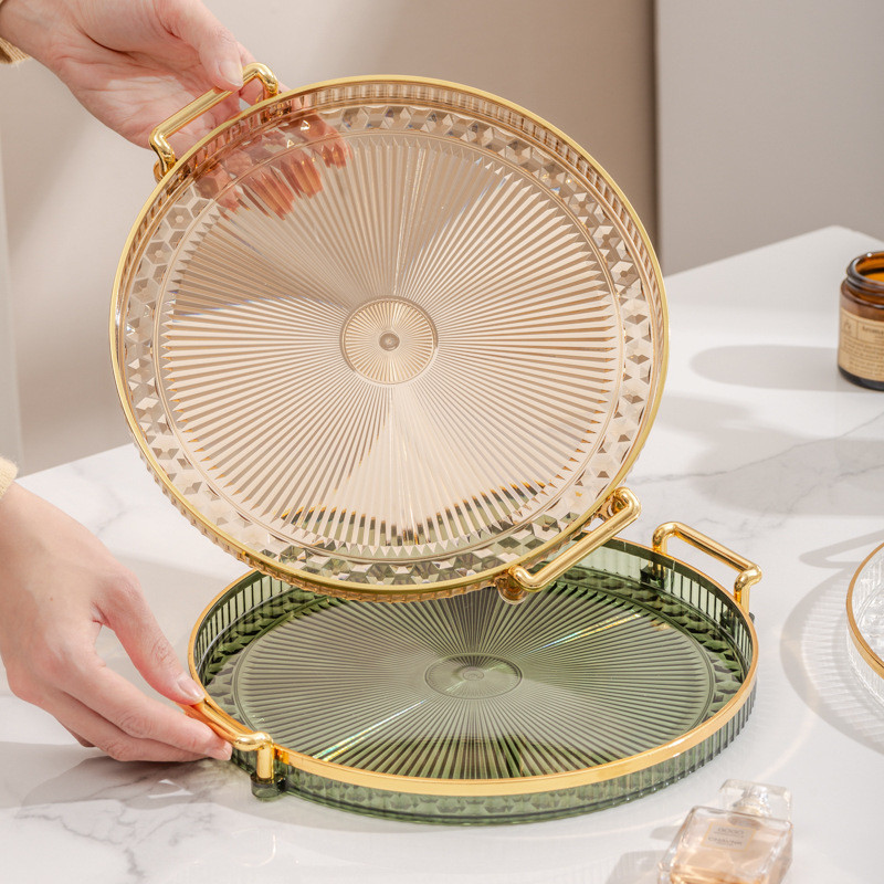 ผลไม้จานผลไม้ห้องนั่งเล่นในครัวเรือนโต๊ะกาแฟผลไม้เมล็ดแตงโมถาดพลาสติกความรู้สึกจานขนมวางแผ่น zv1ค