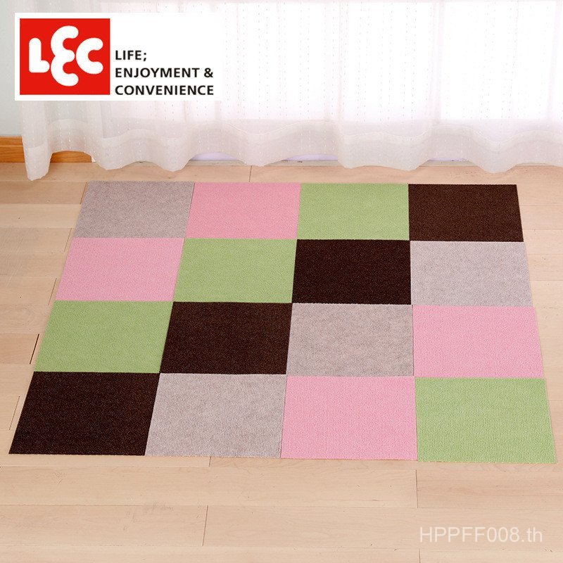 พรมห้องนั่งเล่นห้องนอนกันน้ําเย็บ lec lec เสื่อกันลื่นใหม่ห้องน้ําเสื่อปูพื้นทําความสะอาดง่ายญี่ปุ่น