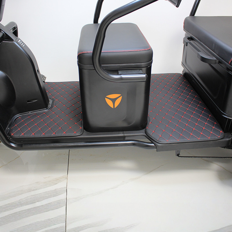 เสื่อเท้า [จุด]Ebike 3 ล้อเบาะหนังกันน้ําระบายอากาศทุกฤดูกาลสําหรับ NWOW รถสามล้อไฟฟ้า pxc7 [จุด]Ebi