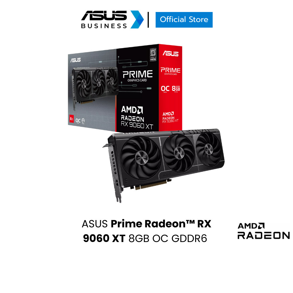 ASUS Prime Radeon™ RX 9060 XT 8GB GDDR6 OC Edition