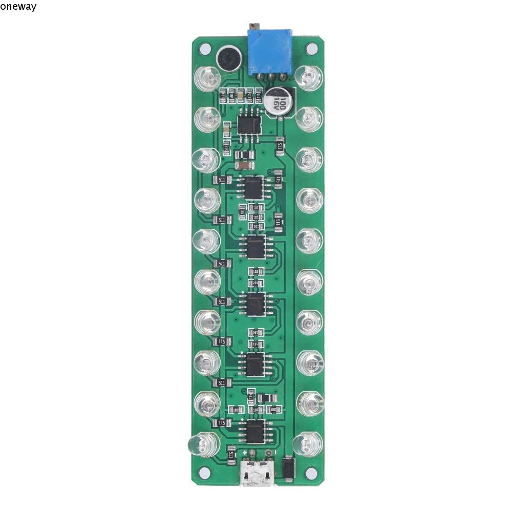 ONEWAY LED VU Meter, จอแสดงผล LED Melody Light VU Meter, LED ระบุการควบคุมเสียงการเชื่อมต่อย้อนกลับแ