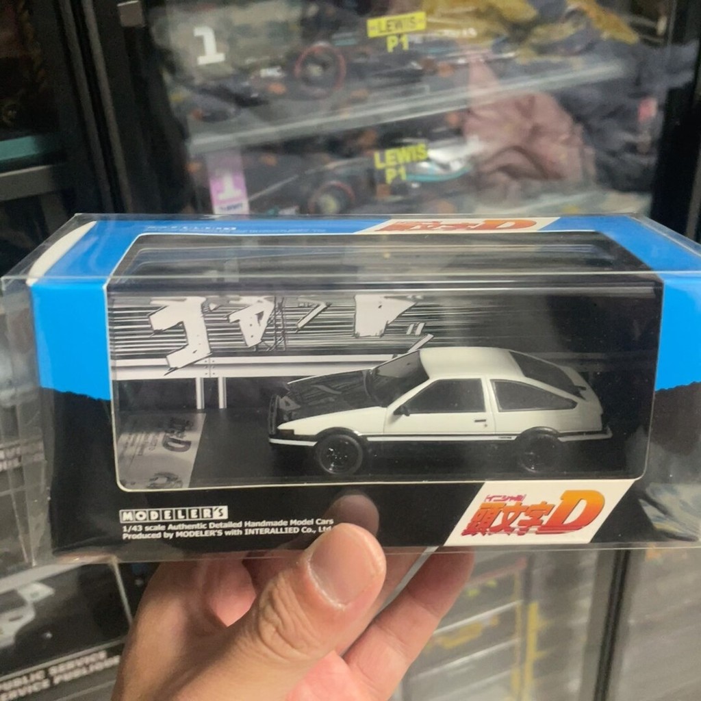 1/43 Anime Club Initial d ae86 Black Cover Flip Light หากสนใจสนใจสนใจ < I Want} แชทกับฉันส่วนตัว~