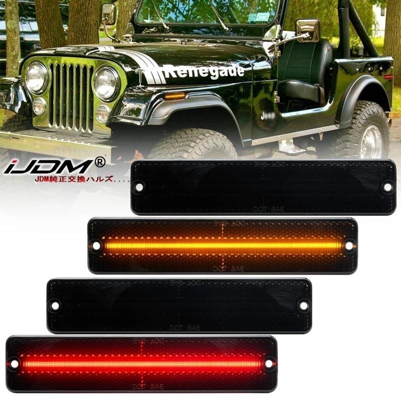 IJDM ด้านหน้า/ด้านหลังด้านข้างสําหรับ Jeep Grand Wagoneer Scrambler สําหรับ Jeep CJ5/CJ6/CJ7/J10/J20
