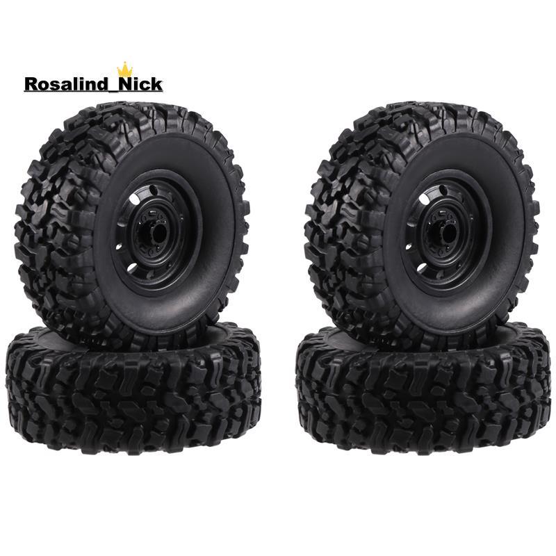 [Rosalind_Nick]4 ชิ้น 65 มม.ยาง Tyres ล้อสําหรับ MN D90 D99S MN-90 MN91 MN98 MN99S C14 C24 C24-1 C34