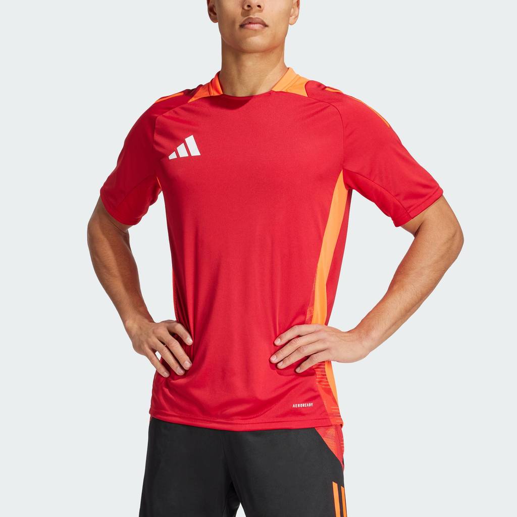 adidas ฟุตบอล เสื้อซ้อม Tiro 24 Competition ผู้ชาย สีแดง IS1658