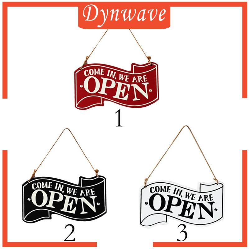 [Dynwave] OPEN /CLOSED Shop ป้ายประตูแขวน Plaque Wood Wall art สําหรับตกแต่งบ้านครอบครัว