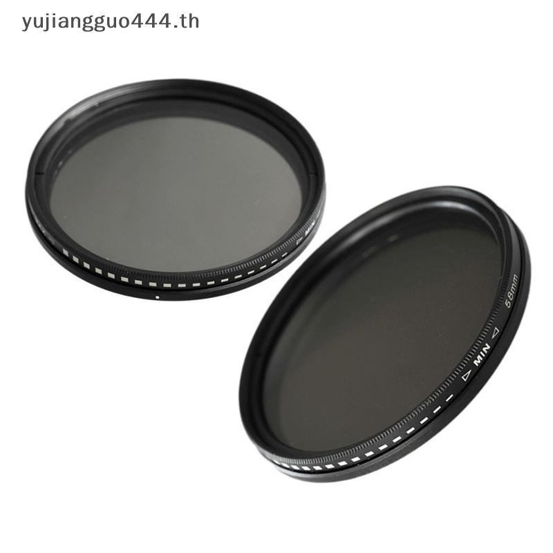 #yu # Fader Variable ND Filter ปรับได้ ND2 ถึง ND400 Neutral Density 40.5 43 46 49 52 55 58 62 67 72