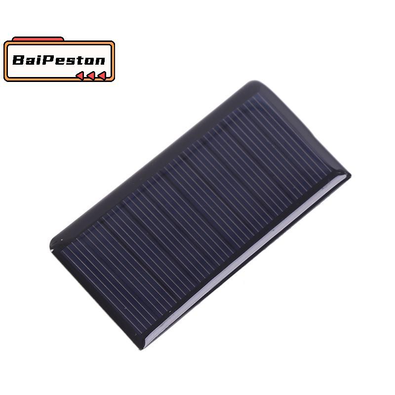[BaiPestonV] แผงโซล่าเซลล์ 1 ชิ้น 5V 60MA สําหรับการชาร์จแผงโซลาร์เซลล์ขนาดเล็กและไฟฟ้าเครื่องกําเนิ
