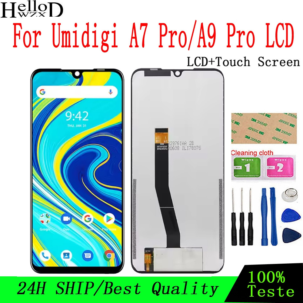 ใหม่สําหรับ UMIDIGI A9 Pro หน้าจอ LCD Perfect เปลี่ยน A + คุณภาพ 6.3 นิ้ว A9Pro A7 จอแสดงผล