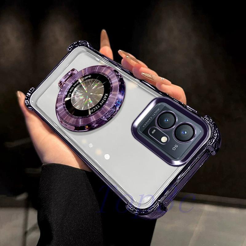 เคส Vivo Y30 5G Y55 5G เคสโทรศัพท์แบบใสป้องกันการตก CDSJ