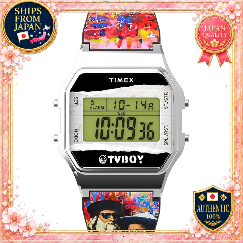 TIMEX Legacy TV Boy Watch Quartz 30M Waterproof Mineral Glass Multicolor Dial TW2Y46800 Unisex
