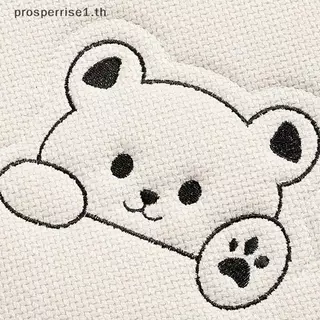 [PPTH] ผ้าคลุมเบาะรถยนต์หมีน่ารักสําหรับผู้หญิง 1 ชิ้นกันลื่นระบายอากาศเบาะรองนั่ง [MOTOR]