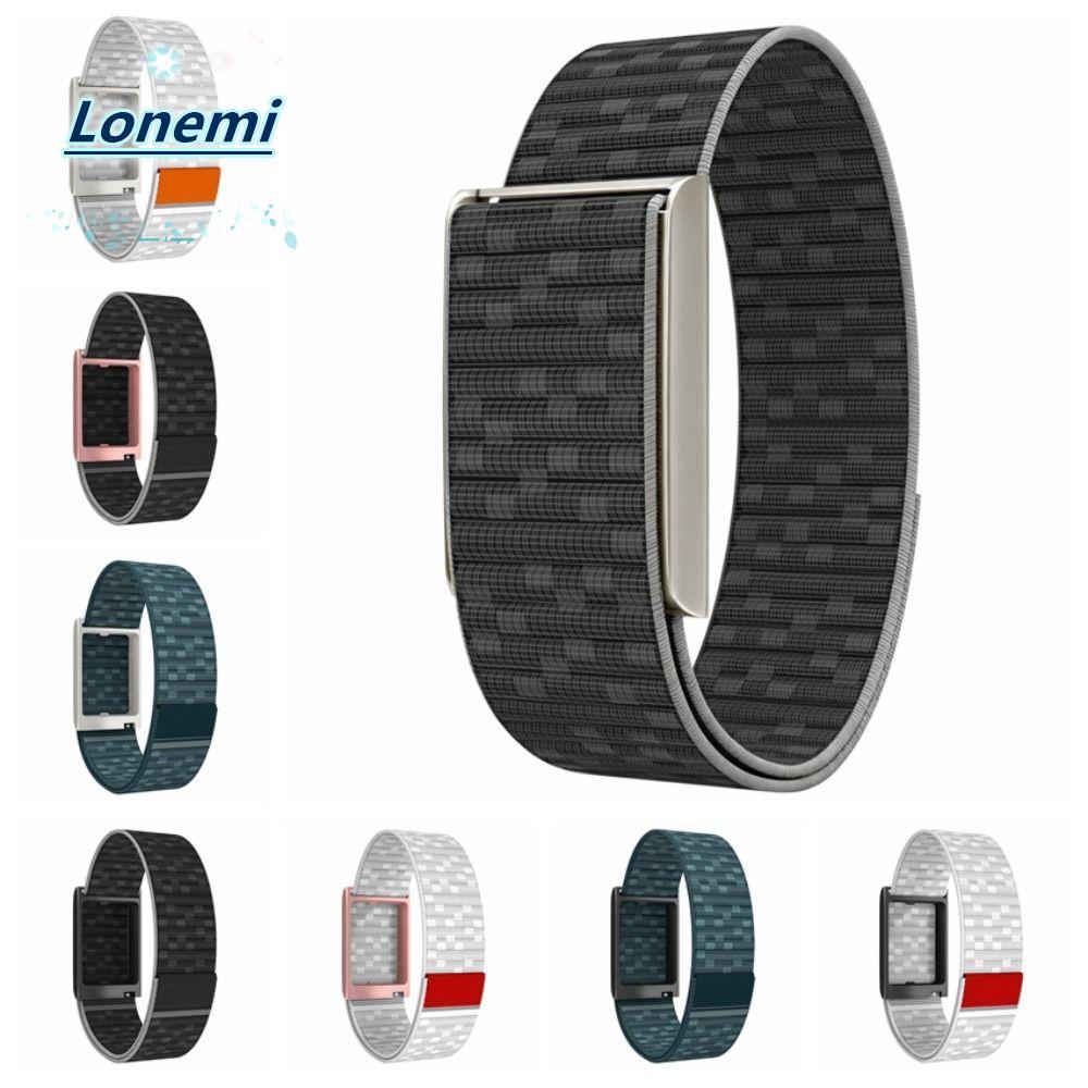 LONEMI สายรัดติดตามฟิตเนส, การออกแบบห่วงปรับสายกีฬา, สายรัดข้อมือทดแทนไนลอนระบายอากาศขนาด 22 มม. สําหรับสาย Amazfit Helio