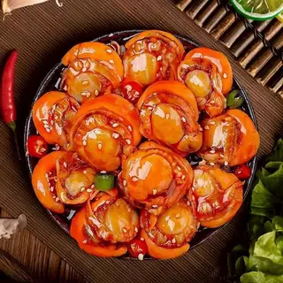 หอยเชลล์ปรุงรสหม่าล่า (20ซอง) 1ห่อ 12กรัม เข้มข้นซอสหมาล่า รสกระเทียม รสเผ็ด พร้อมส่งในไทย