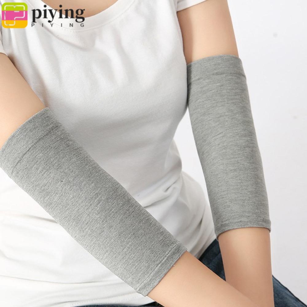ปลอกแขนป้องกัน UV แบบยืดหยุ่น พร้อมแผ่นปิดข้อศอกและปกป้องรอยแผลเป็น สำหรับใช้กลางแจ้งและเล่นกีฬา