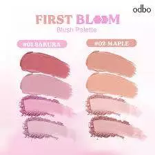 OD1332 ODBO First Bloom Blush Palette โอดีบีโอ เฟิร์ส บลูม บลัช พาเลท 6 กรัม