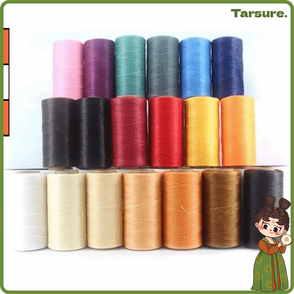 TARSURETH ด้ายแว็กซ์สาย, 0.8 มม.260M ขี้ผึ้งผ้าฝ้ายสาย, Vintage โพลีเอสเตอร์ String 150D ศิลปะหัตถกรรมมือเย็บด้ายหัตถกรรมโครงการ