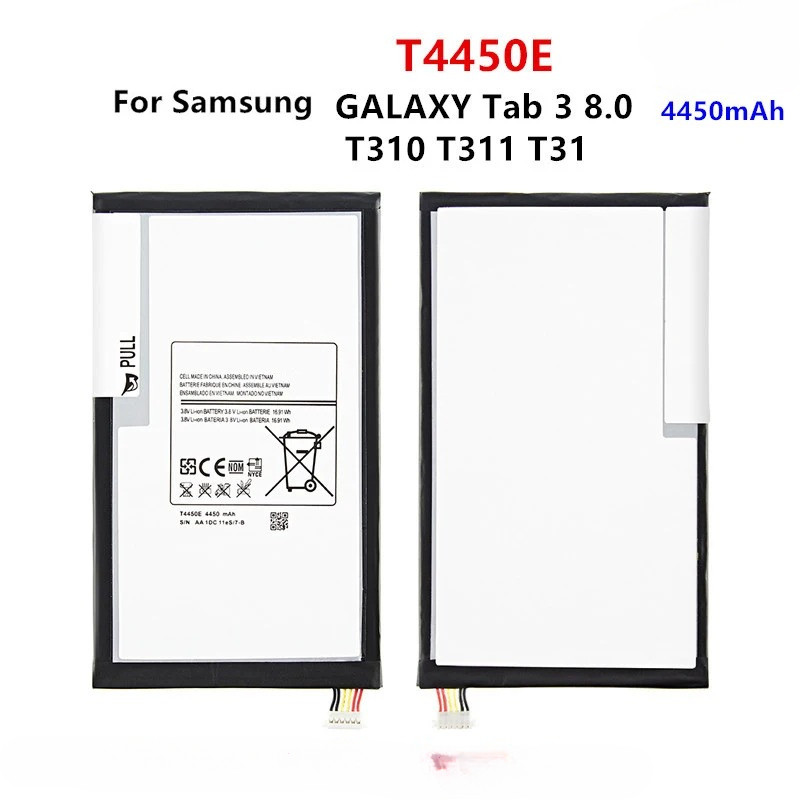 Brand New Tablet T4450E Battery 4450mAh For Samsung Galaxy Tab 3 8.0'' T310 T311 T315 SM-T310 T3110 
