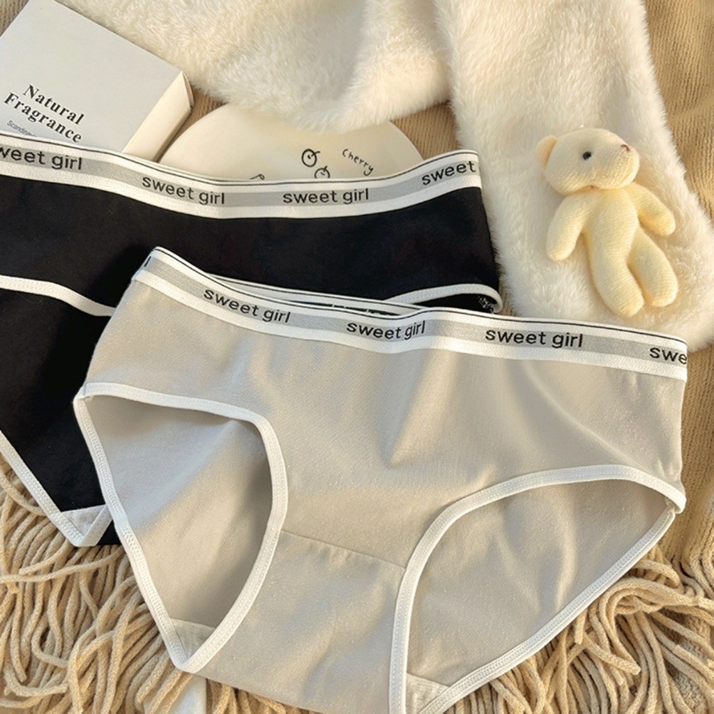 5 ตัว💥กางเกงชั้นใน ผ้าฝ้าย ระบายอากาศ สวม ใส่สบาย ผ้านิ่มมาก Underwear กางเกงใน ผู้หญิง น่ารัก ผู้หญิง เสื้อ ไซส์ M L XL - รูปที่ 2