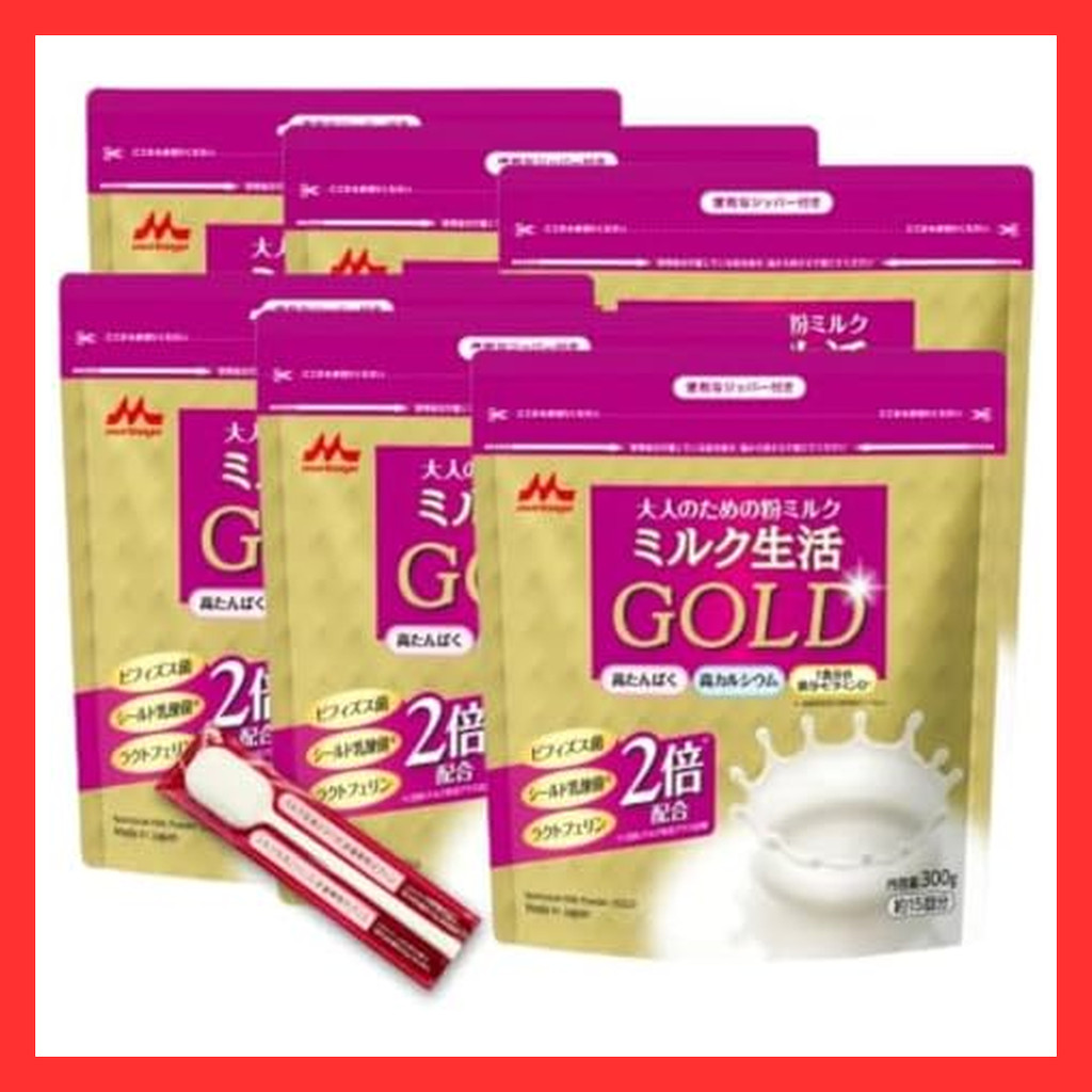 【Directly from Japan】 Comes with a special spoon [Morinaga Milk Official] Milk Life GOLD [Powdered m