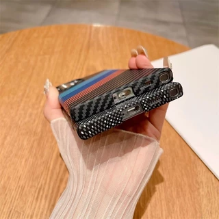 เปลือกแม่เหล็กคาร์บอนไฟเบอร์บาง S25 Ultra เข้ากันได้กับ Samsung Galaxy S22 S23 S24 S25 S26 Plus Ultra Note10 Plus 20Ultra A16 A55 A56 5G PC เปลือกแข็ง, เปลือกแม่เหล็กที่แข็งแกร่ง
