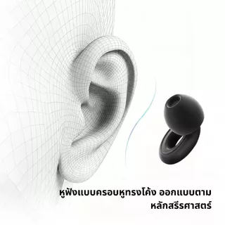 ที่อุดหูที่สะดวกสบายสําหรับการนอนกรนการปิดกั้นและการนอน ปิดกั้นเสียงรบกวนส่วนใหญ่ ซักและนำกลับมาใช้ใหม่ได้