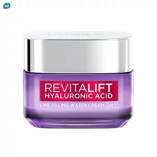 L'Oreal ลอรีอัล ปารีส รีไวทัลลิฟท์ โฮยาลูรอนิค แอชิด ไลน์ ฟิลลิ่ง วอเตอร์ ศรีม เดย์ 50 มล.