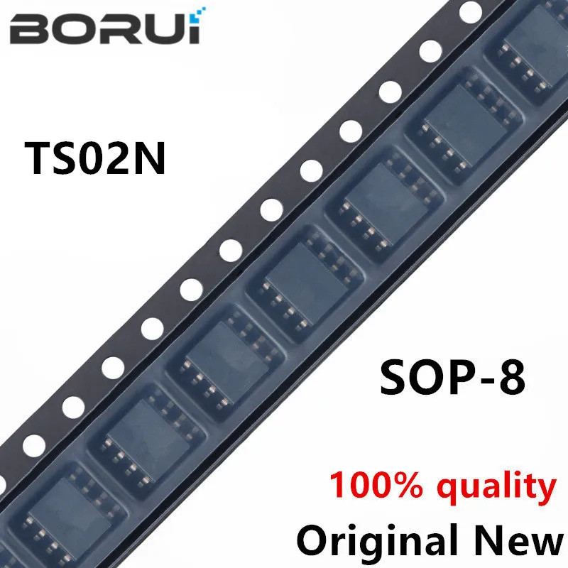 10 ชิ้น/ล็อตใหม่ Ts02n Dual-Channel Capacitive Touch IC Sop-8 TS02 ชิปในสต็อก 3KVT
