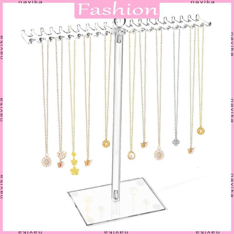 NAV อะคริลิคแขวนสร้อยคอเครื่องประดับขาตั้งสร้อยคอผู้ถือ