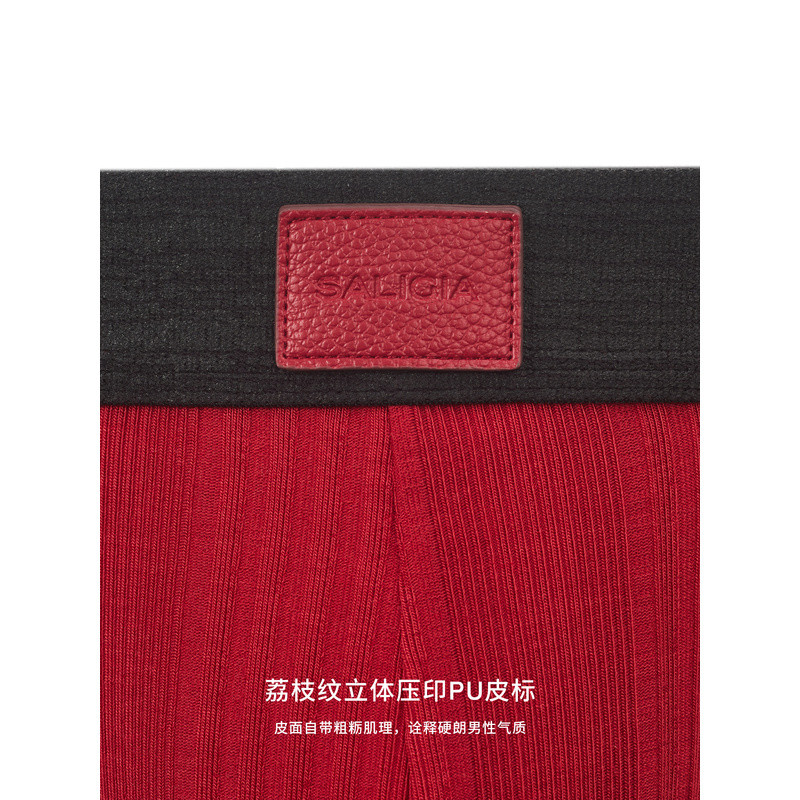 SALIGIA | Underwear men Briefs กางเกงในสีแดงสำหรับผู้ชาย ชุดชั้นในชาย เซ็กซี่  ปลอบโยน Baron’s staggered three-dimensional striped Tencel Modal ราคา ถูกที่สุด ดีลบีเคเค แกลเลอรีภาพที่ 5