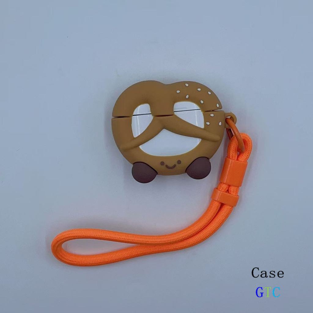 GTC สําหรับ GOOJODOQ J201 J206 J228 J229 หูฟัง & Lanyard รูปแบบขนมปังสร้างสรรค์