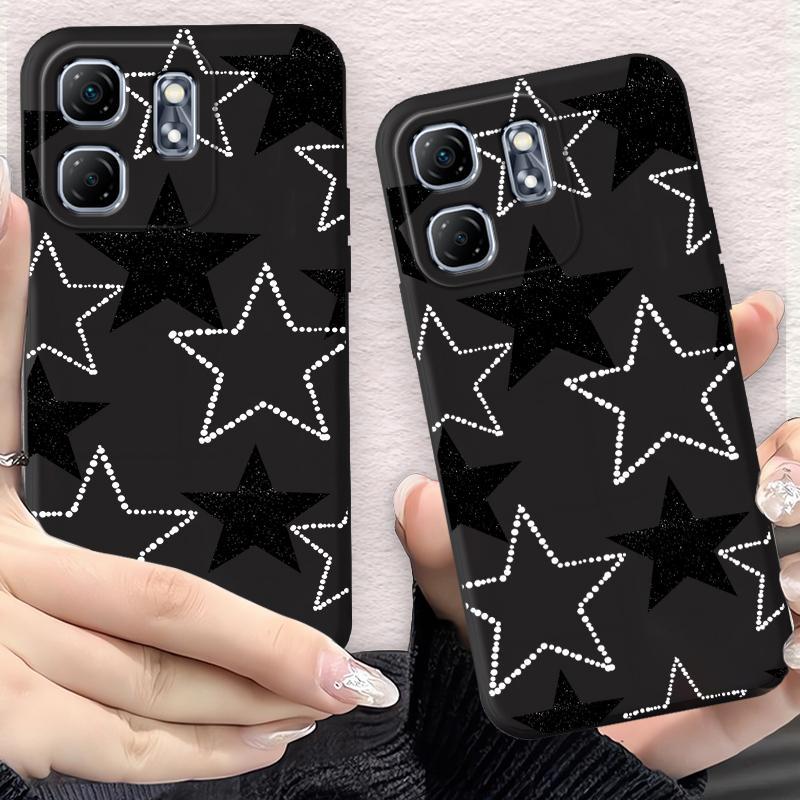 น่ารัก Black Star สําหรับ Infinix 50 Pro Plus 40 Pro 4G 5G 40 Pro Plus 12 G96 50X 5G 40X 50S 50 Pro 