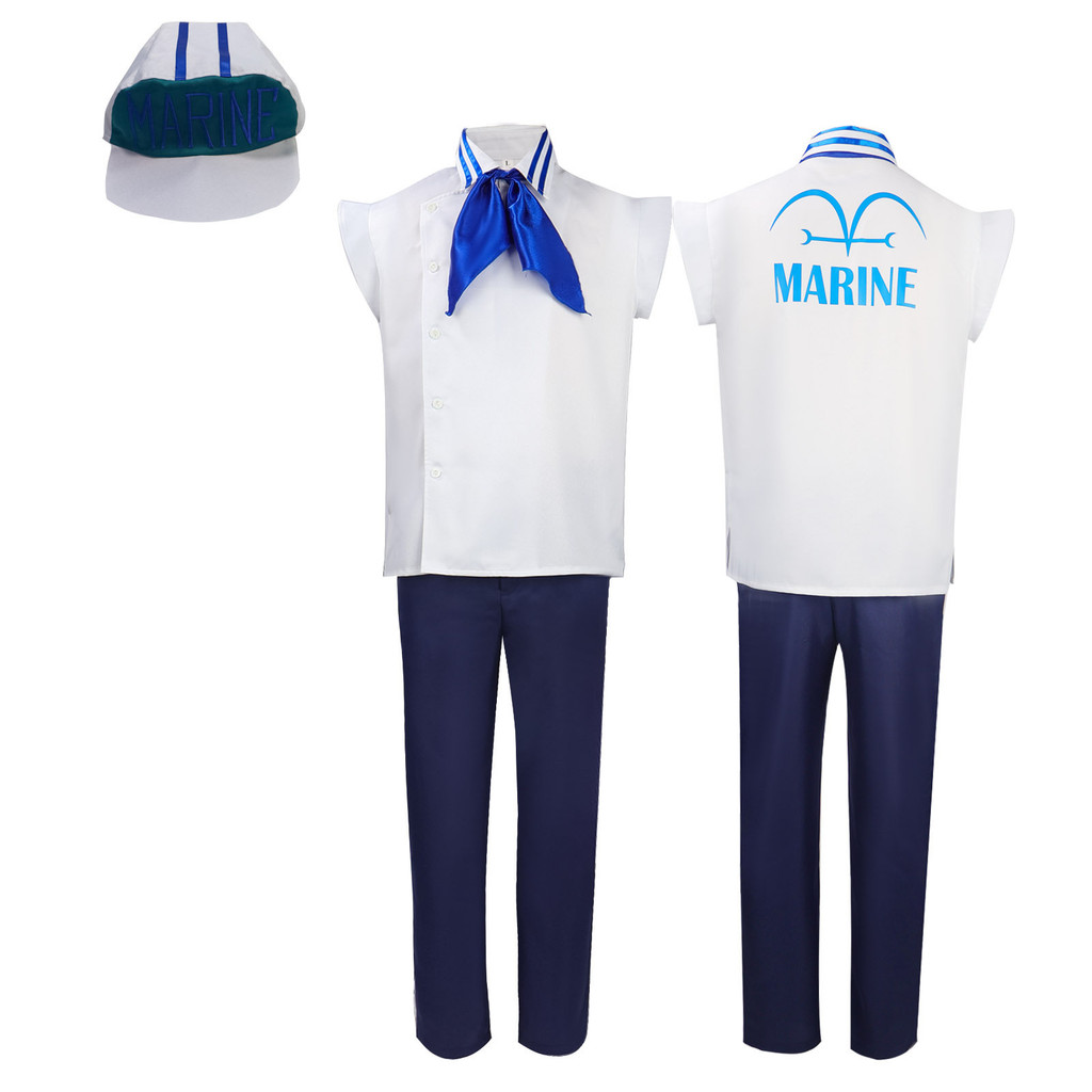 One Piece คอสสวม Marin กองทัพเรือคอสสวม Marin ทหารเสื้ออะนิเมะCosplayOne Piece Cos Marlin Navy Cos20251210