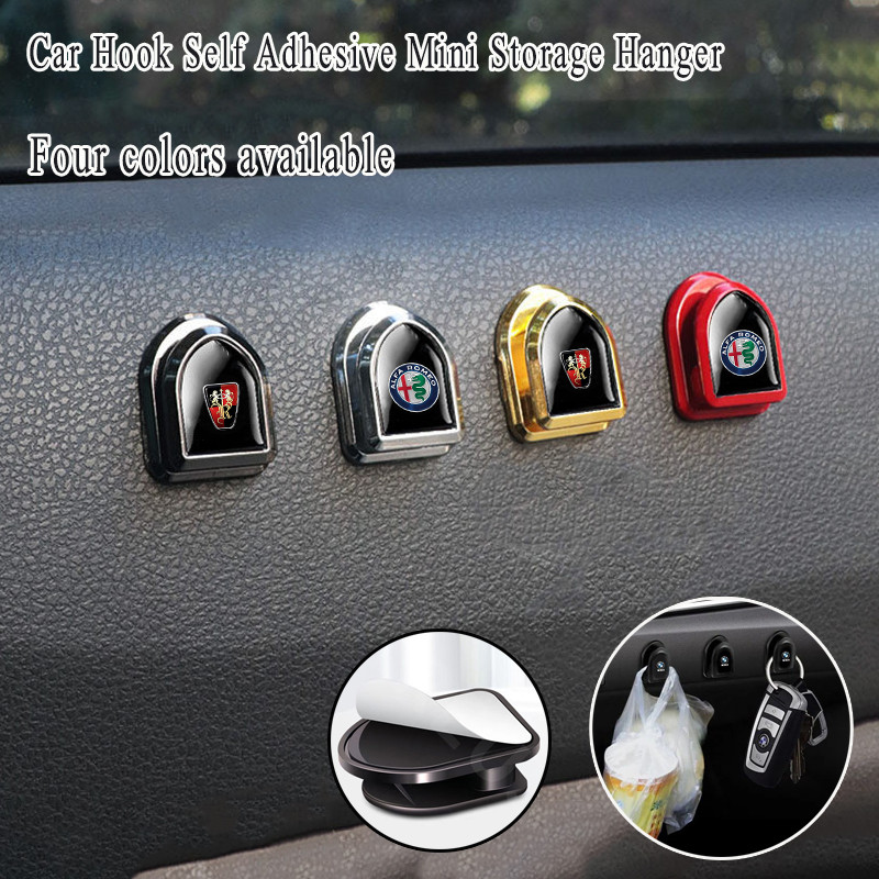 Roewe ตะขอรถยนต์สร้างสรรค์กาวรถยนต์น่ารักมัลติฟังก์ชั่นมินิตะขอรถยนต์ที่นั่งด้านหลังตะขอสำหรับ Roewe