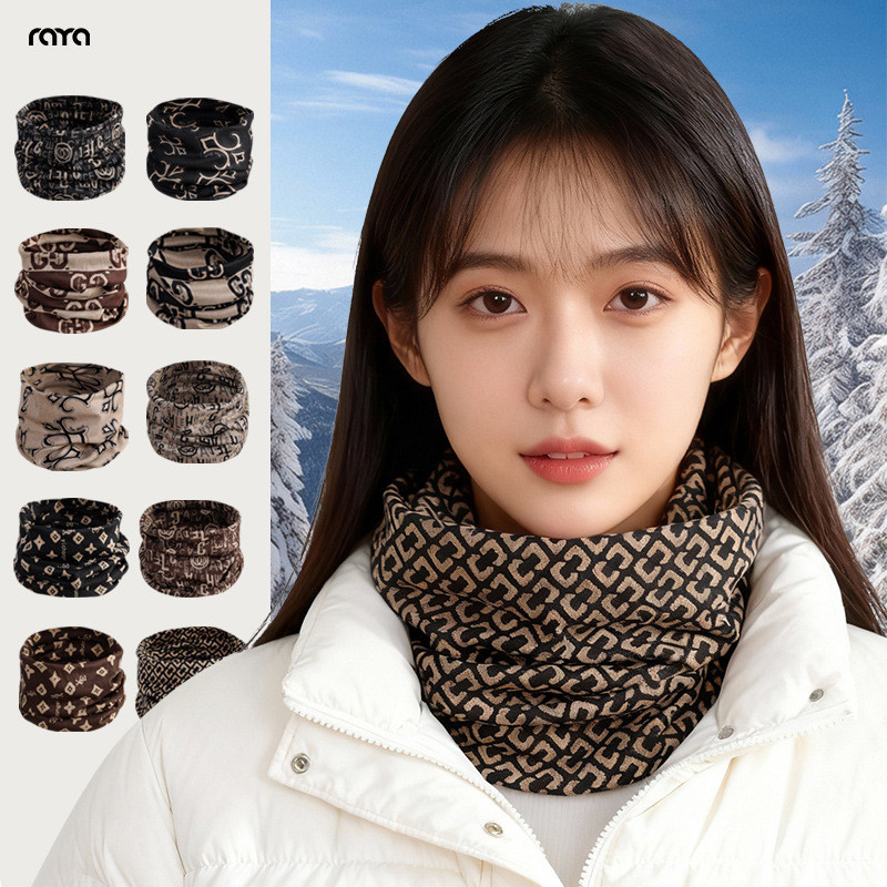 ผ้าพันคอคอ Headscarf คออุ่นฤดูใบไม้ร่วงฤดูหนาวผู้หญิงคอ Protector Pullover ผู้ชายหมวกฤดูหนาว Bib หน้