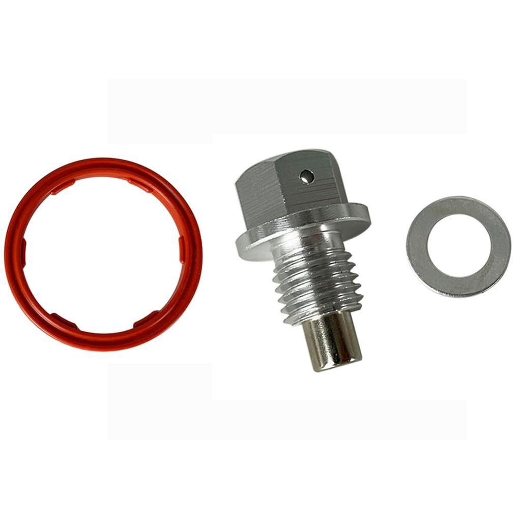 เครื่องยนต์ระดับน้ํามันเครื่องปะเก็น O-Ring & Magnetic Oil Drain Plug Kit ใช้งานร่วมกับสําหรับ BMW E