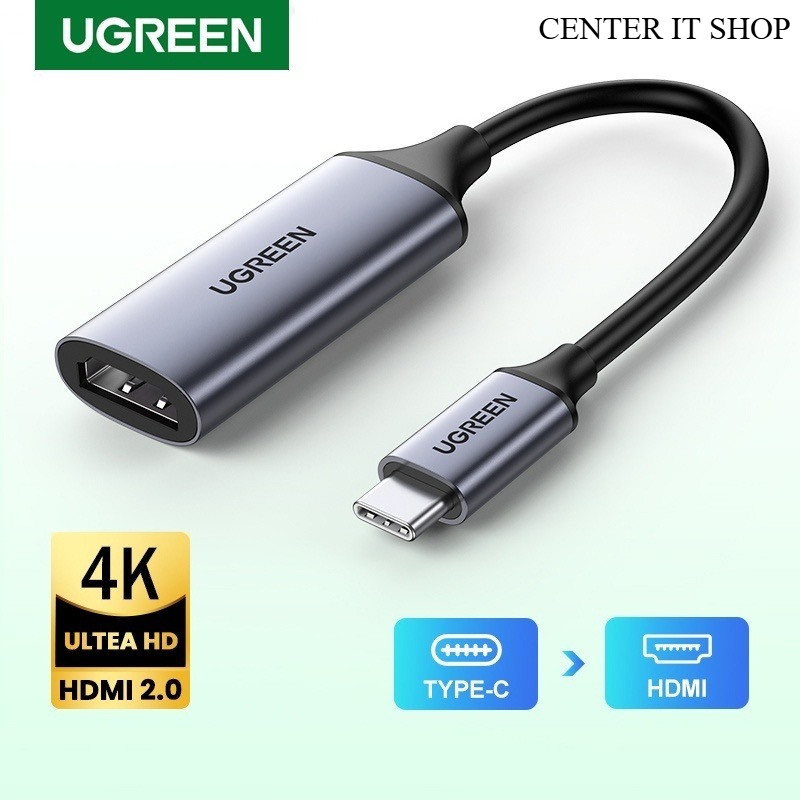 Ugreen อะแดปเตอร์ USB C HDMI 4K @ 60Hz Type C เป็น HDMI Thunderbolt 3 USB-C เป็น HDMI สําหรับ MacBook Pro 2020 MacBook A