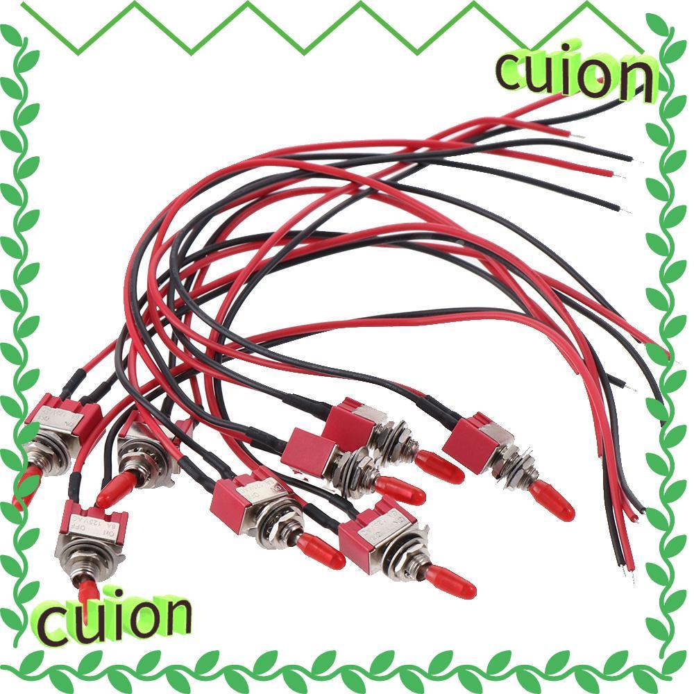 CUION1413 1/8 ชิ้น Miniature Toggle สวิทช์, 2 ตําแหน่ง 2 Pins MTS-101 Mini Toggle สวิทช์, สวิทช์ 250
