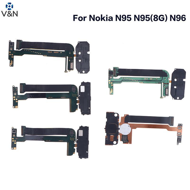 V&N โทรศัพท์หน้าจอการเชื่อมต่อเมนบอร์ด Flex Cable พร้อมชิ้นส่วนเปลี่ยนกล้องด้านหน้าสําหรับ Nokia N95