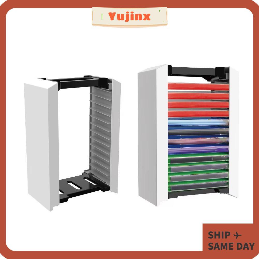 YUJINX CD Box Holder, Host Plastic Game Disc Rack, Hot Universal Can Store 12pcs Anti Slip Storage T