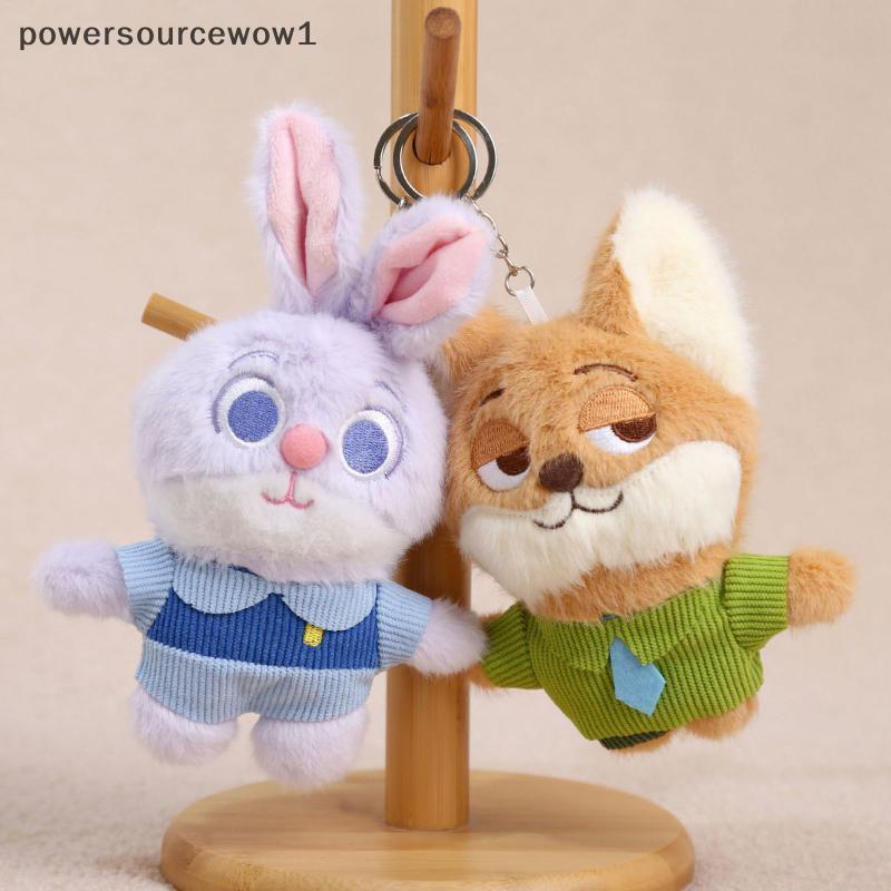 WOW 13 ซม.Suotopia น่ารักอะนิเมะ Judy กระต่าย Plush Nick Fox ของเล่นพวงกุญแจน่ารักตุ๊กตาตุ๊กตาเด็กหญ