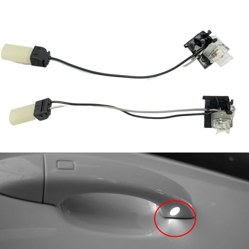 สําหรับ Audi A6L C7 A8 A7 Q7 รถประตูด้านนอก Ambient Light ด้านซ้าย/ขวา 4H0947133เอ 4ชม.0947134ก