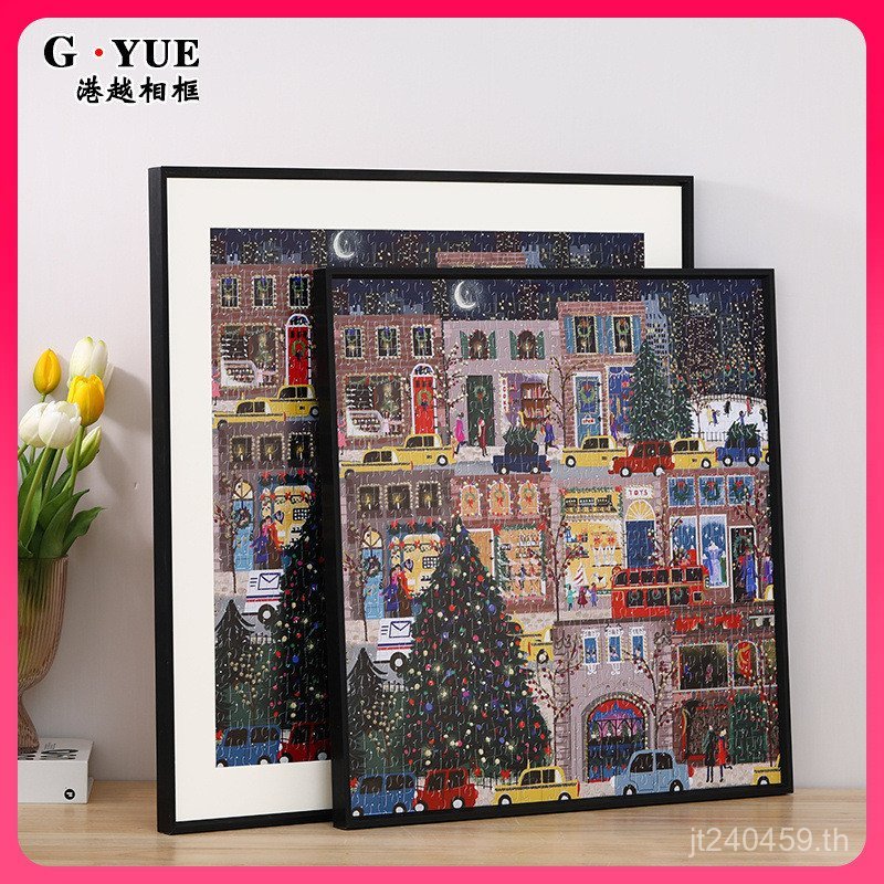 กรอบดอกไม้กรอบแสงฤดูหนาว⇛กรอบรูปอลูมิเนียมคริสต์มาส Simple galison Blooming Holiday Puzzle 0VK0