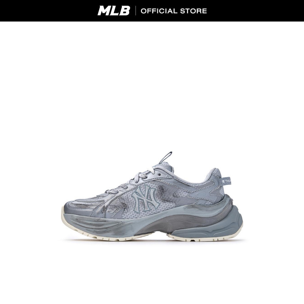 MLB รองเท้าผ้าใบ ยูนิเซ็กส์ Curve Runner Vintage DT  รุ่น: 3ARNSPD5N 50SID สีเงิ