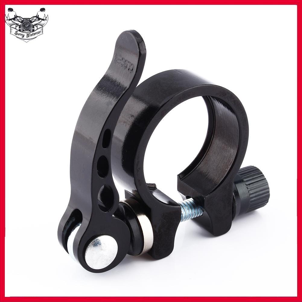 แคลมป์อานนั่งจักรยาน 31.8 มม. พร้อมแคลมป์ปลดเร็ว อุปกรณ์เสริมจักรยาน สีดํา