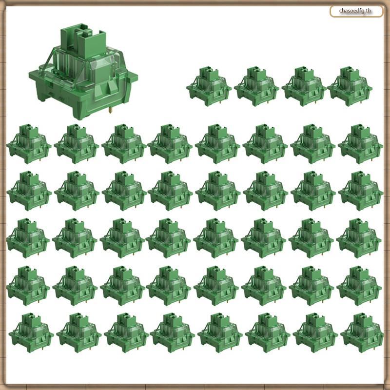 [BP] V3 Pro 45 ชิ้น Matcha Green Linear Switches 3 Pin 50gf ออกแบบมาสําหรับคีย์บอร์ดเชิงกล MX สําหรั