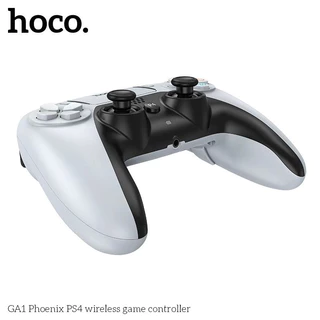 Hoco จอยเกมไร้สาย สำหรับPS4 / PS5 / PC เชื่อมต่อหูฟังได้ Wireless gaming controller hc6