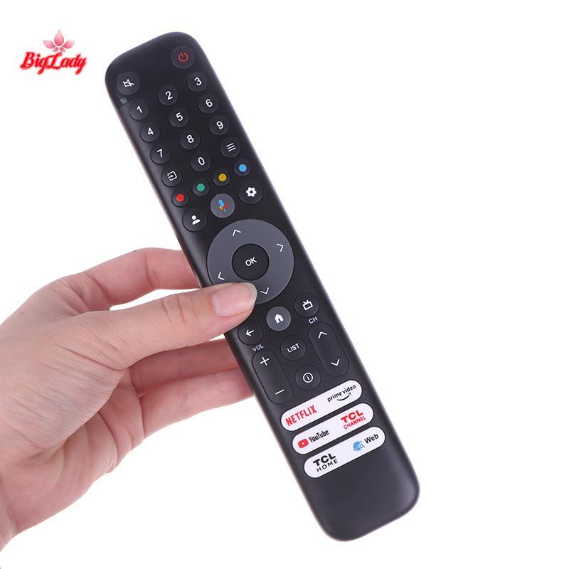 Biglady 1 ชิ้น RC833 GUB1 ใหม่เสียงรีโมทคอนโทรลสําหรับ TCL QLED สมาร์ททีวี 50 55 65 75C645 P745 C745