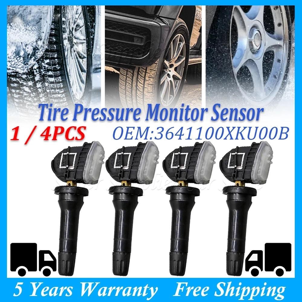 1/4PCS 433MHZ TPMS รถความดันยาง Monitor ระบบเซ็นเซอร์ 3641100XKU00B สําหรับ Great Wall Tengyi Wingle