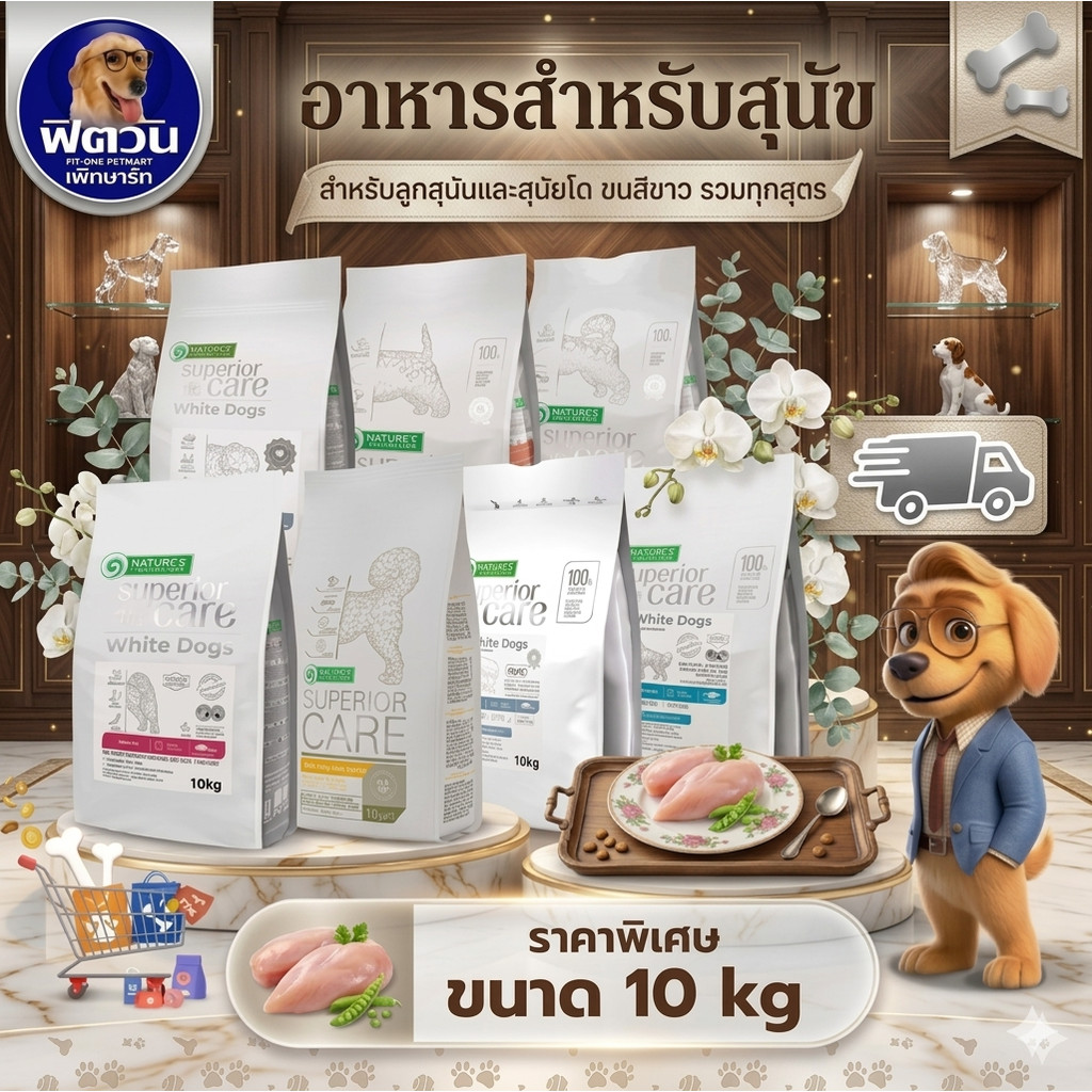 Nature's Protection Superior Care อาหารสำหรับลูกสุนัข สุนัขโต 
  ขนาด 10kg.